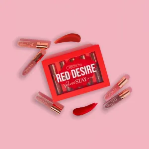Red Desire Velvet Stay
