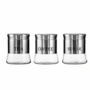 Regent Glass Canister 3 piece Set