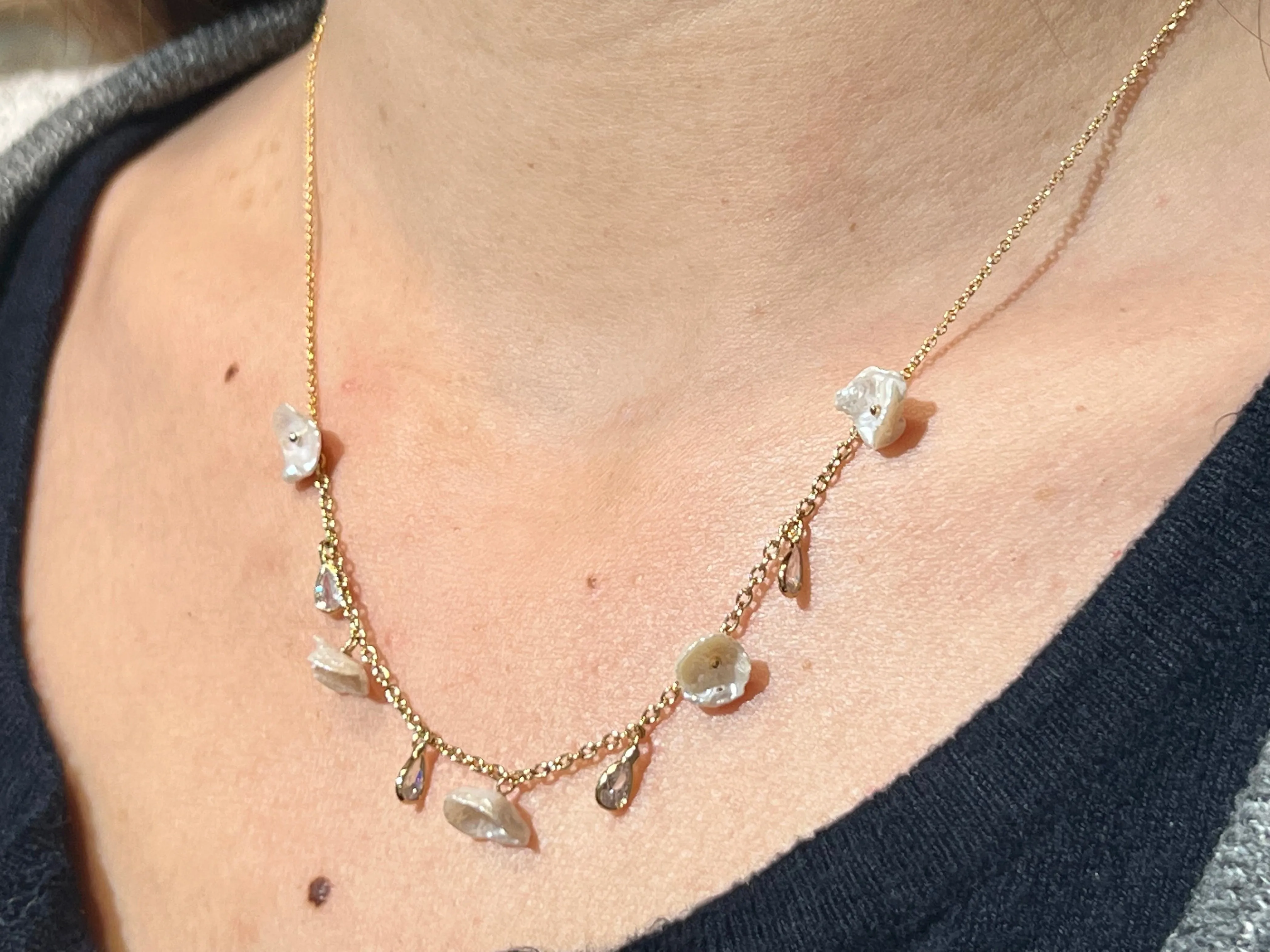 Rio Half Way Gold Necklace