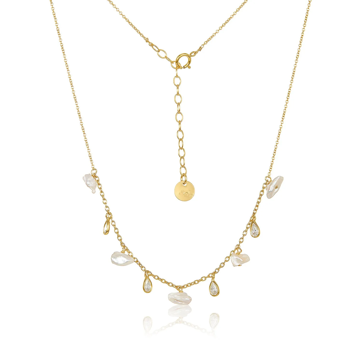 Rio Half Way Gold Necklace
