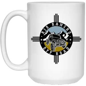 Rio Rancho Off Road 21504 15 oz. White Mug
