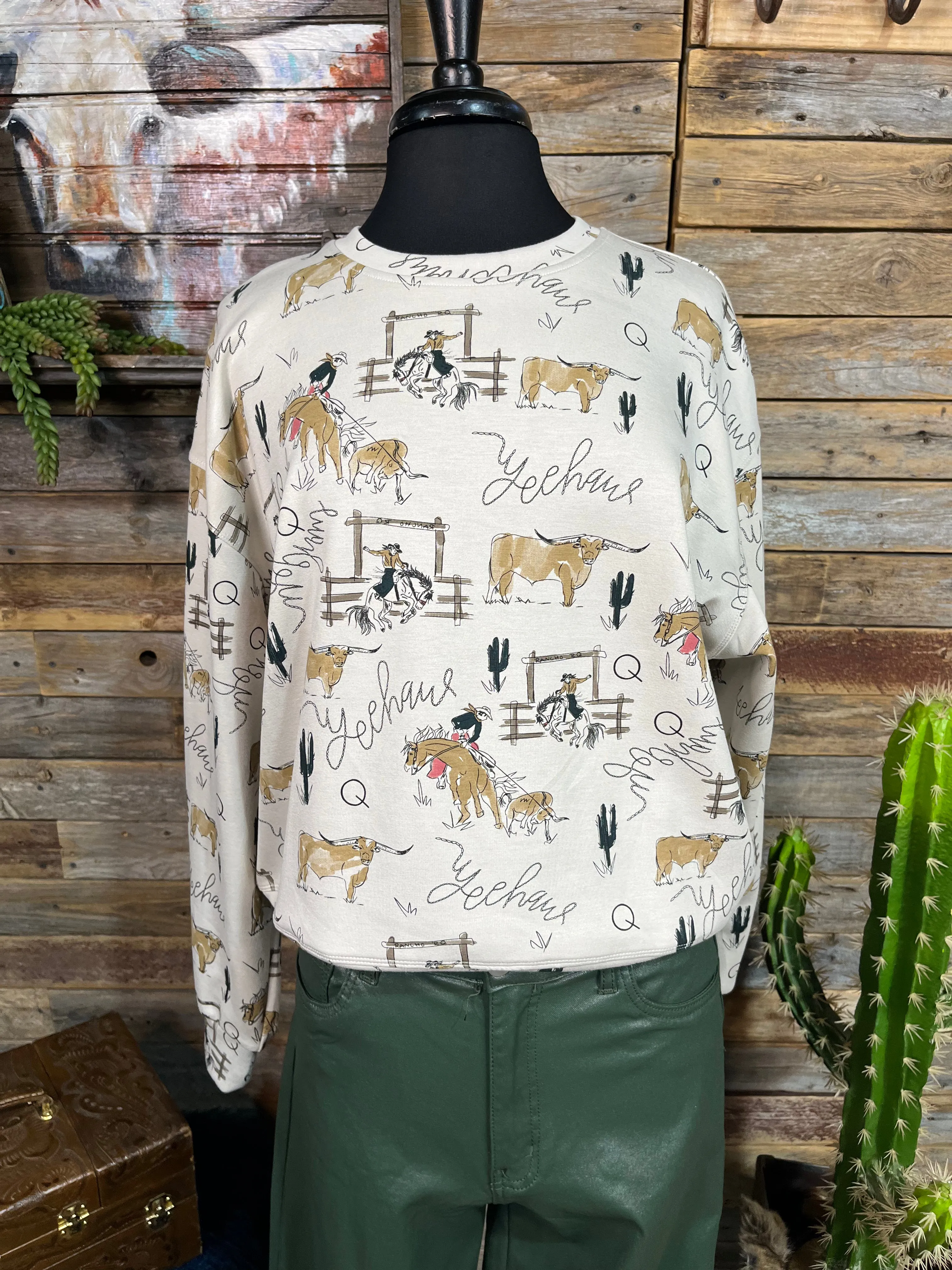 Rodeo Quincy Yeehaw Sweatshirt