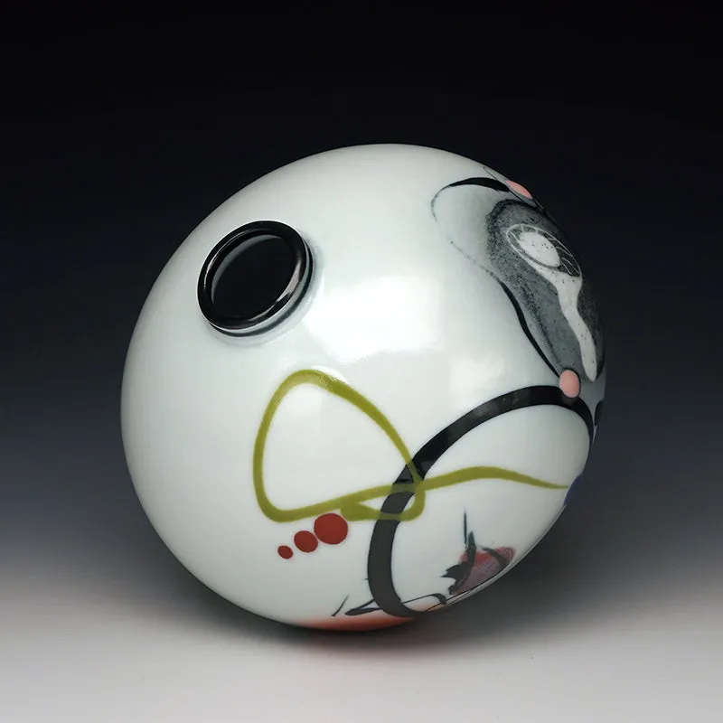 Round Decorated Bottle