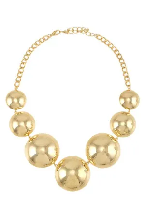 Round Design Statement Necklace