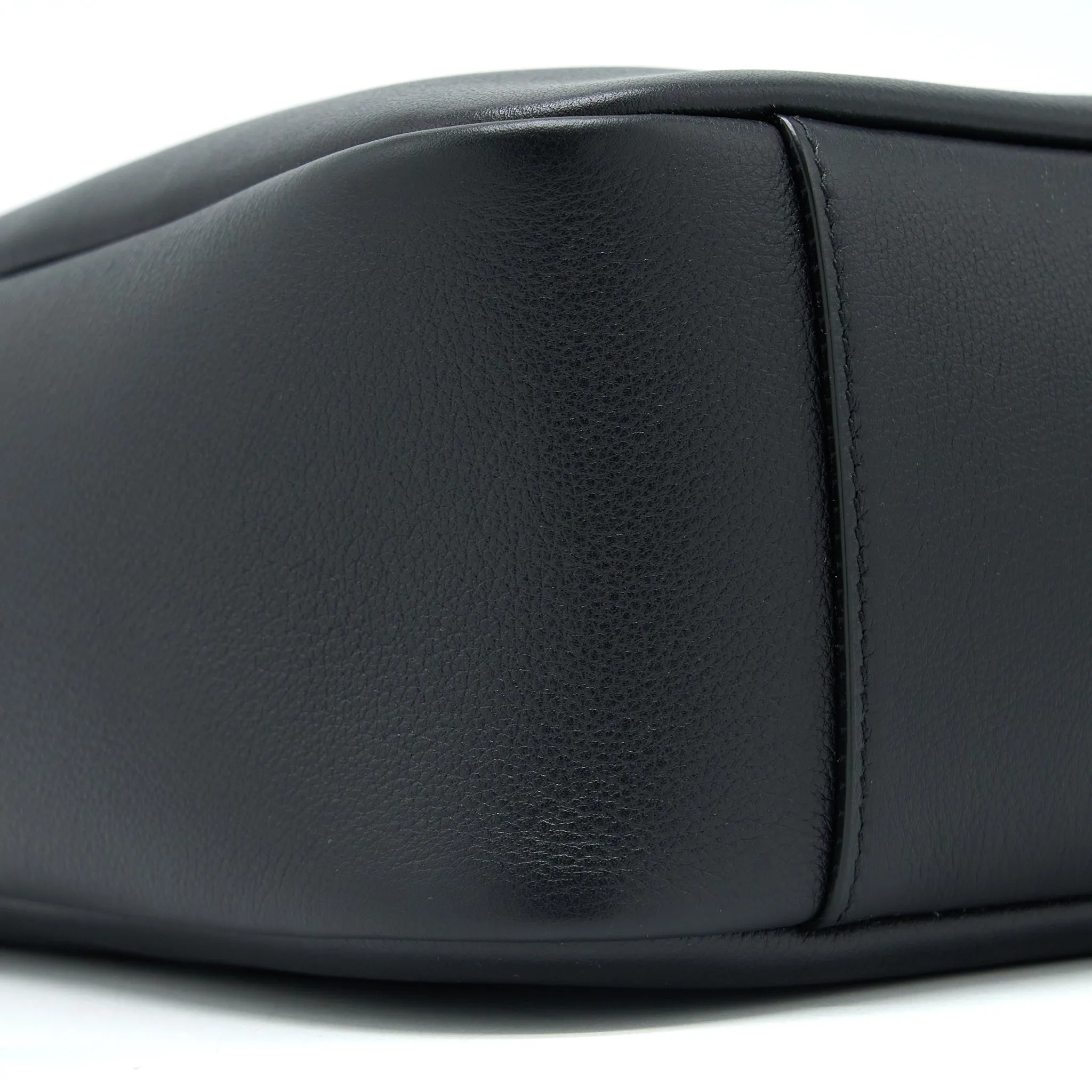 Saint laurent Le 5 A 7 Soft Small Bag in Smooth Calfskin Black Brushed GHW