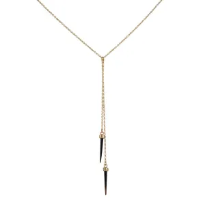 SALE - Double Quill Y Necklace