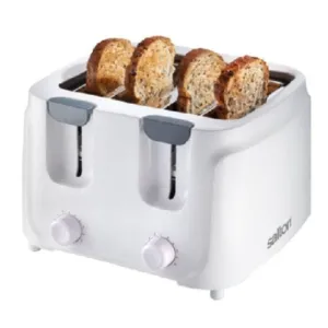 Salton White Cool Touch 4 Slice Toaster ST4S-09