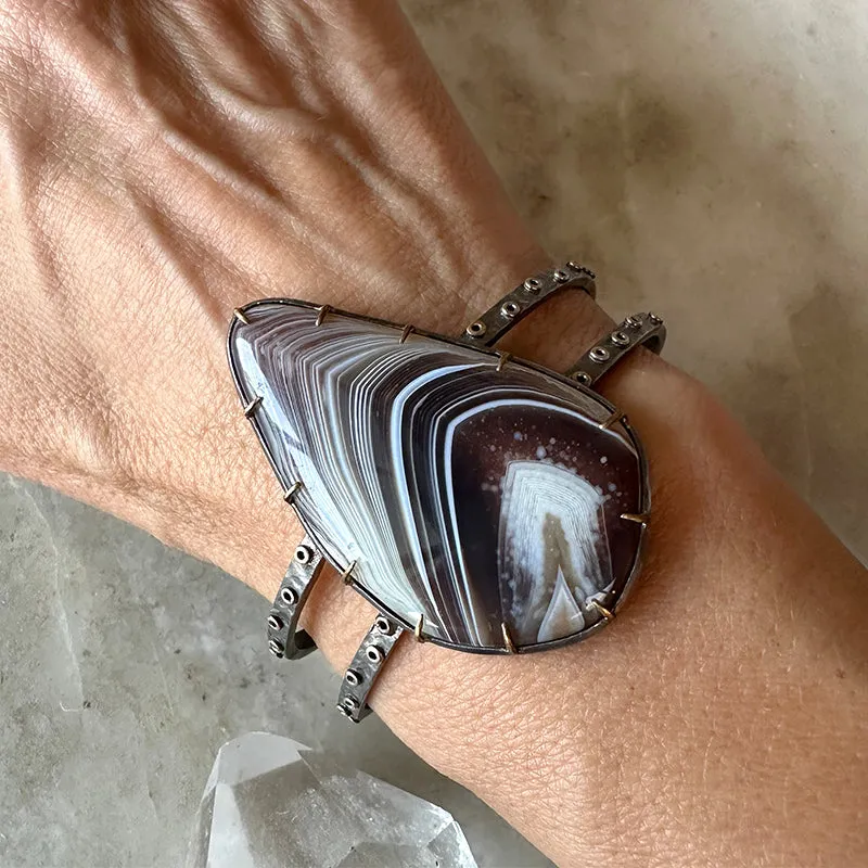 Samira Statement Agate Cuff