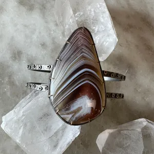Samira Statement Agate Cuff