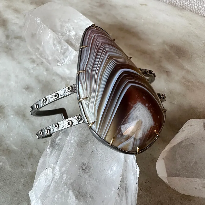 Samira Statement Agate Cuff