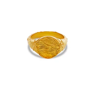 SANDBLASTED ROUND RING