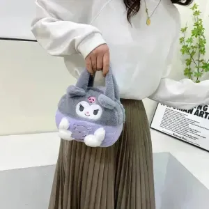 Sanrio Kuromi Cinnamoroll Plush Bag