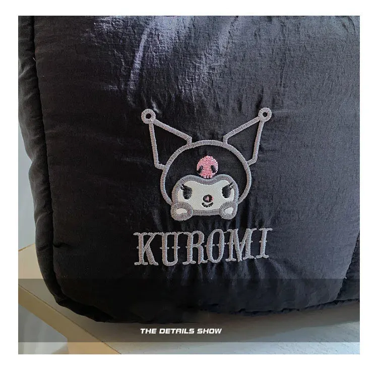 Sanrio Kuromi Puffer Shoulder Bag | Puffy Tote Bag