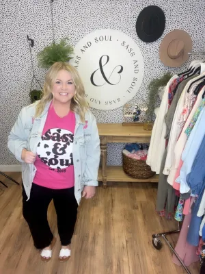 Sass & Soul Heart Logo Tee
