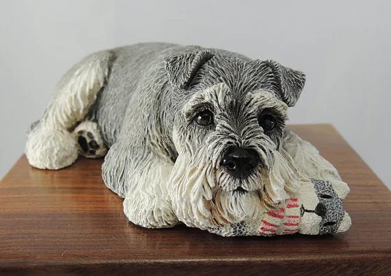 Schnauzer Cremation Urn