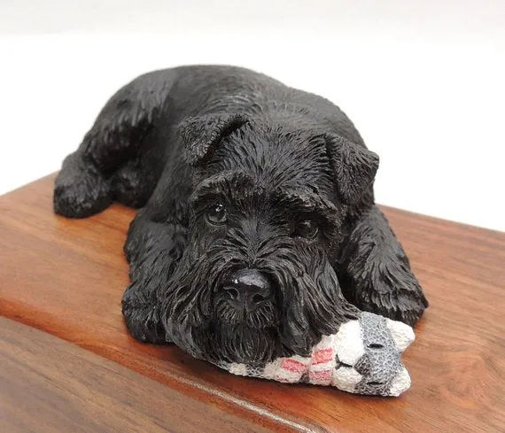 Schnauzer Cremation Urn