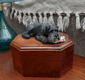Schnauzer Cremation Urn