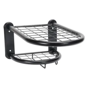 Sealey Motorcycle Helmet, Clothing and Gear Tidy Wall Mounted Shelf Rack 240mm x 405mm