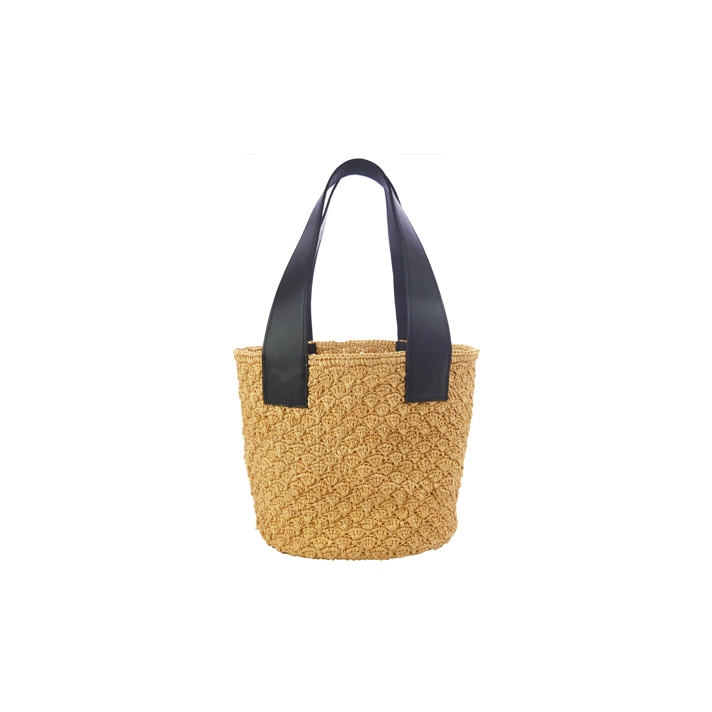 Seashells Soft Medium Tote Bag with Leather Handle