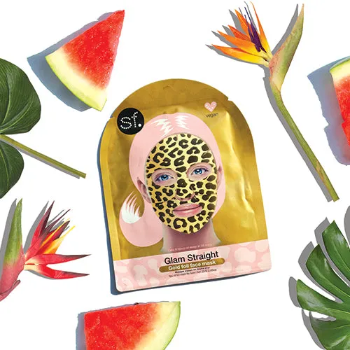 SFglow Glam In Paradise | Glam Straight Sheet Mask, 2ct