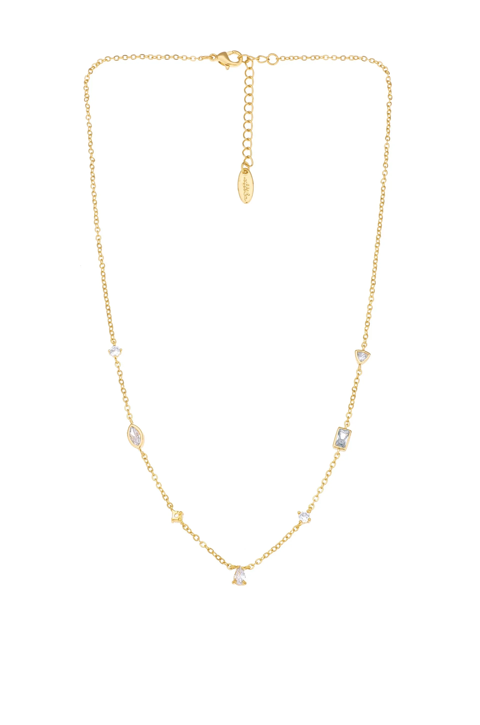 Shapely Crystals Necklace