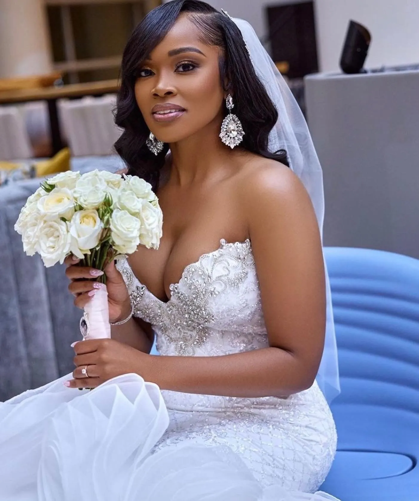 SHELLY BRIDAL EARRINGS
