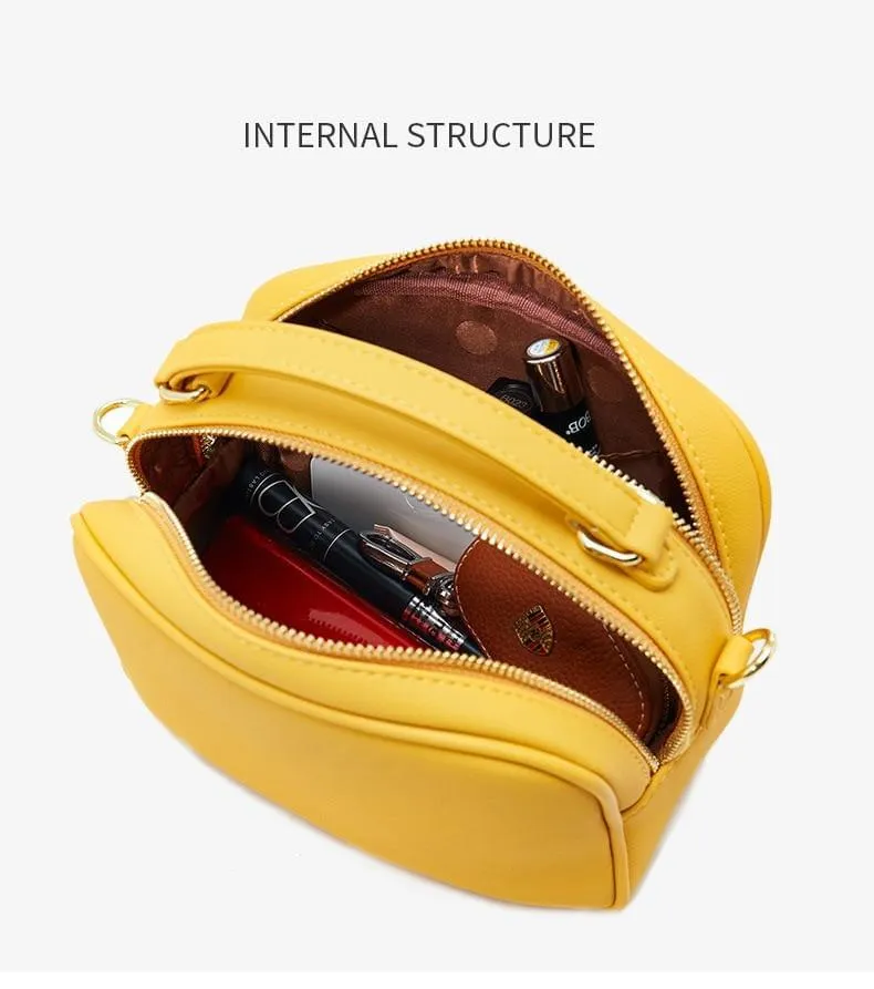 Signature Handbag - Matte Brown