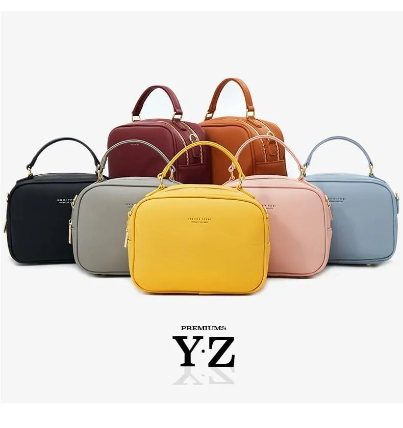 Signature Handbag - Matte Brown