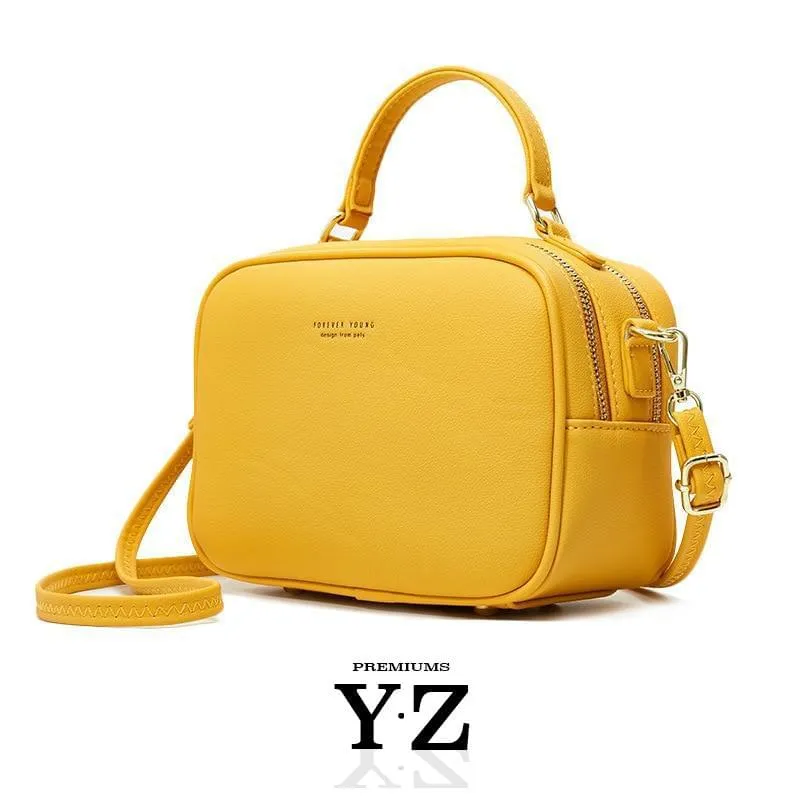 Signature Handbag - Matte Brown