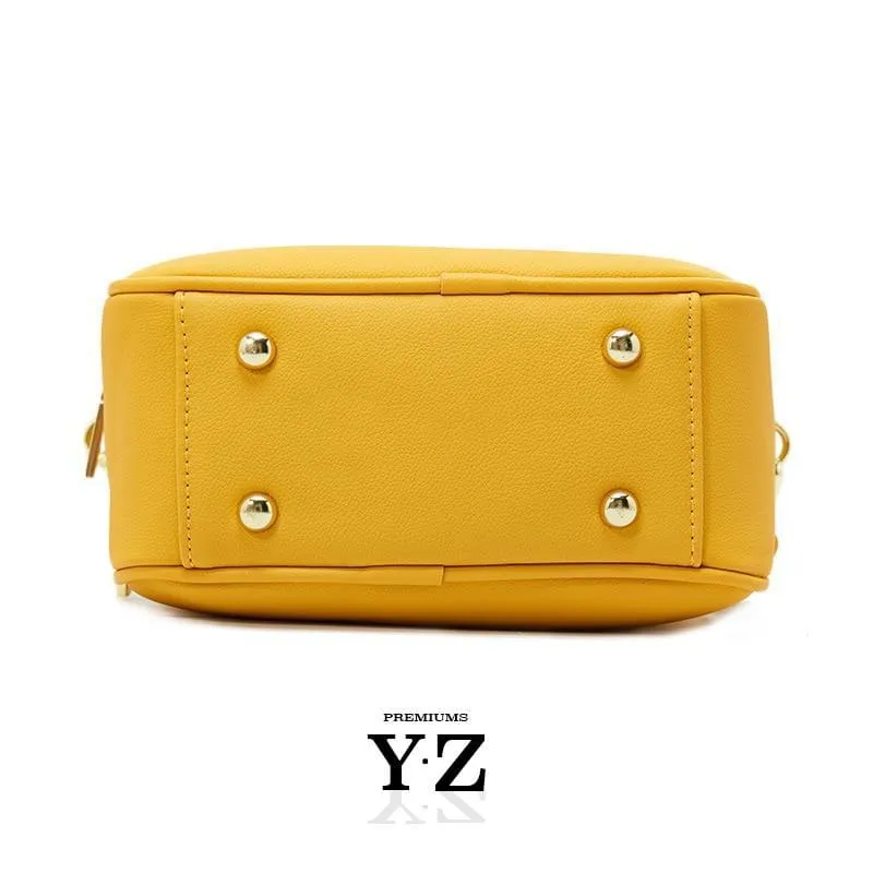 Signature Handbag - Matte Brown