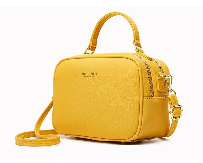Signature Handbag - Matte Brown