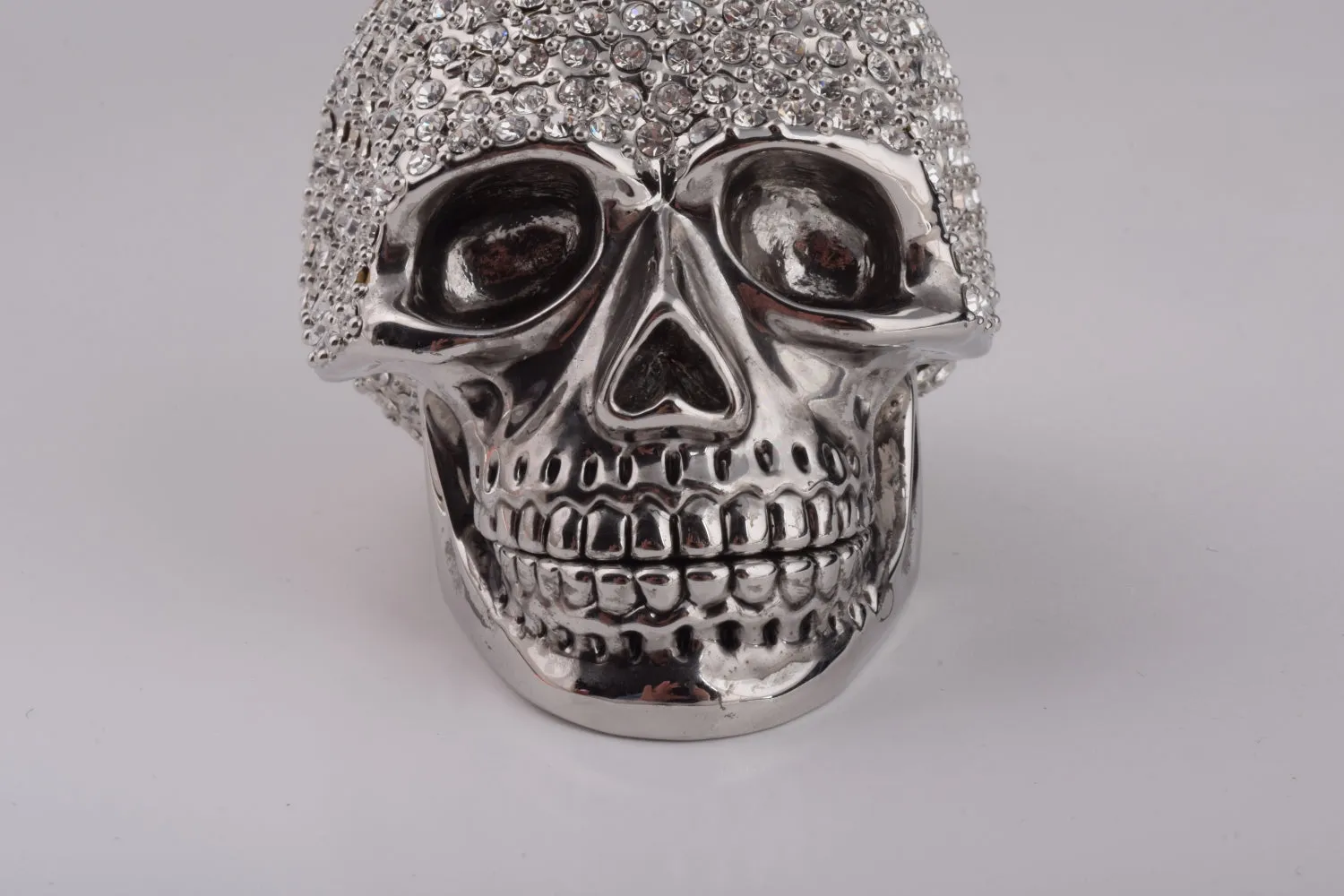 Silver Decorated Skull