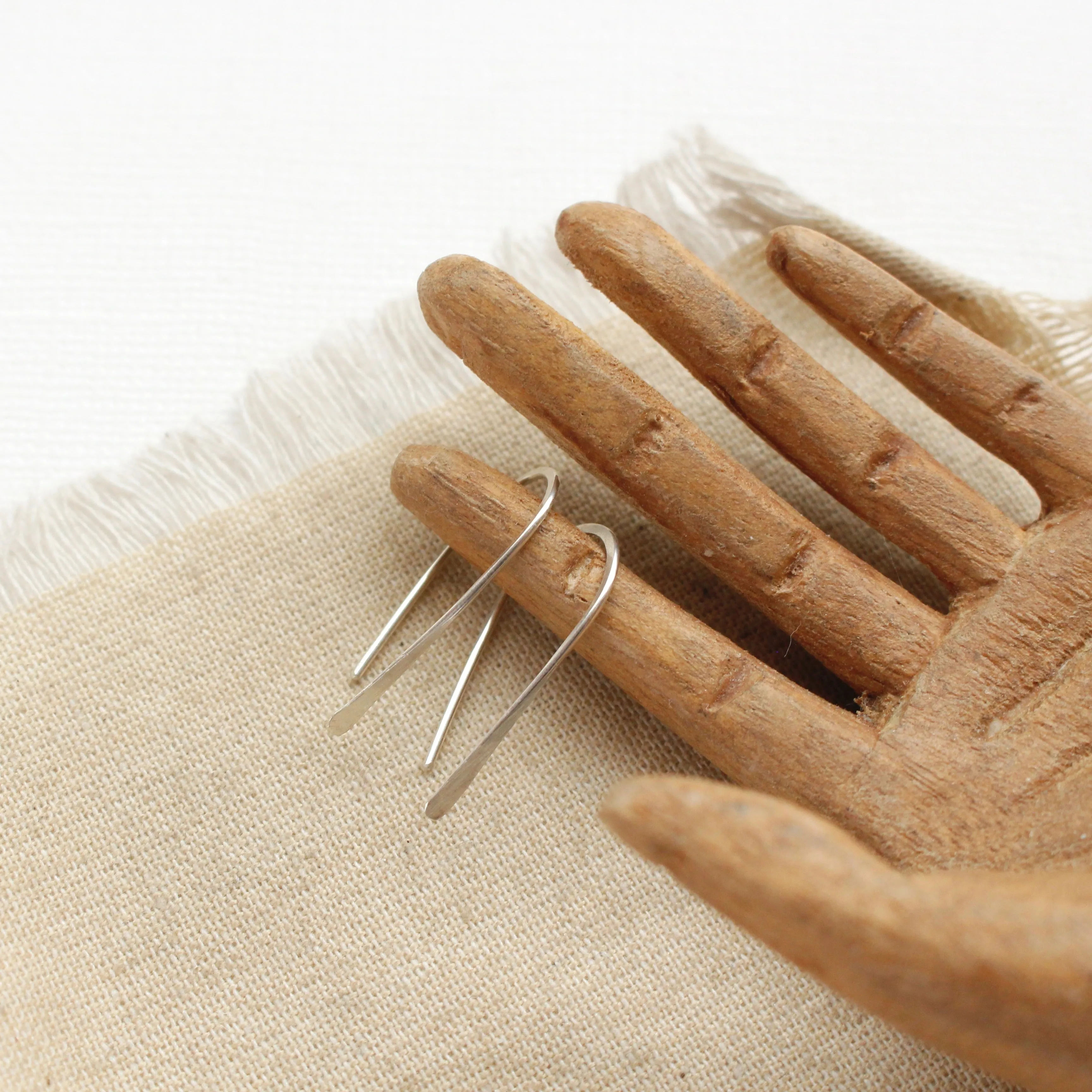 Silver Hook Earrings