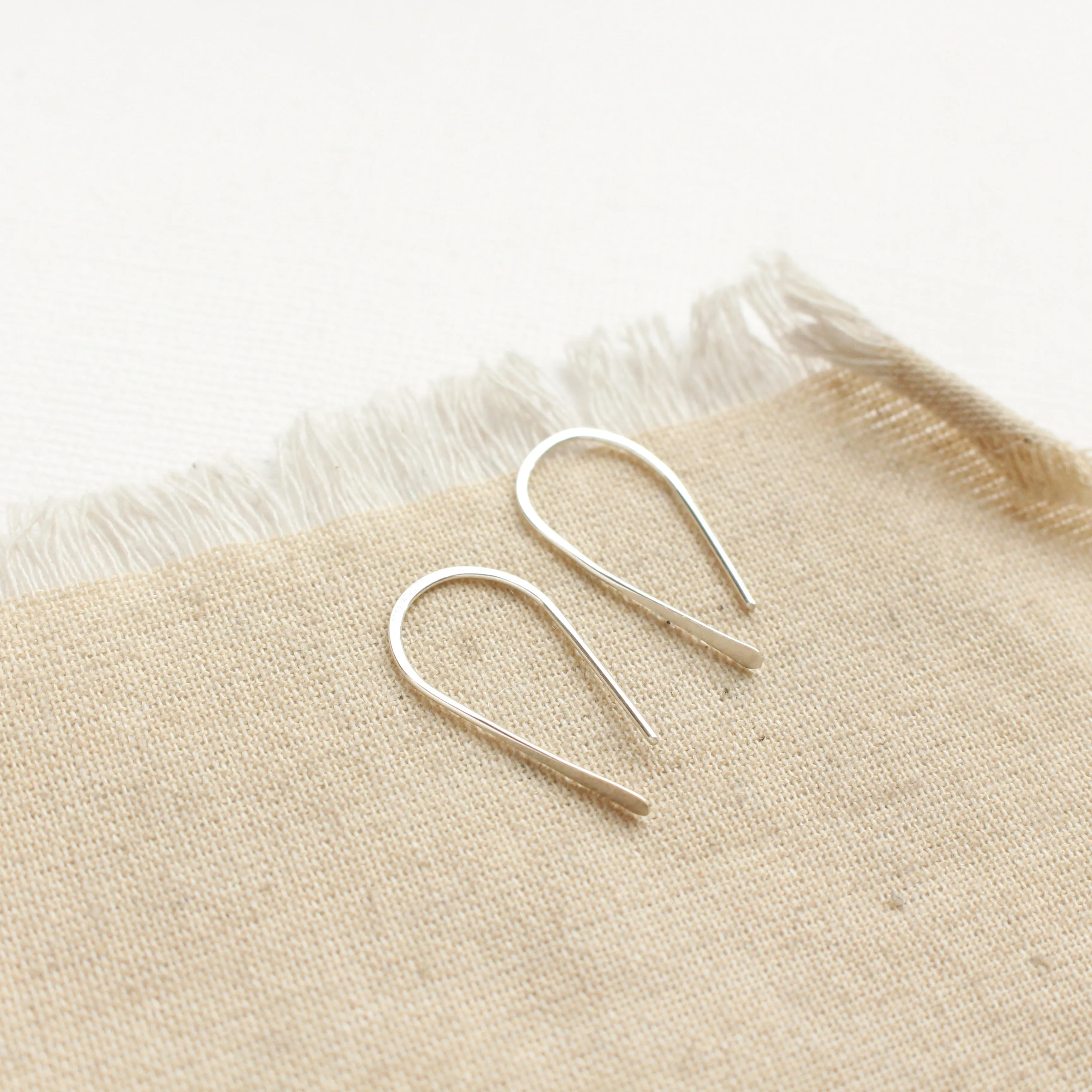 Silver Hook Earrings