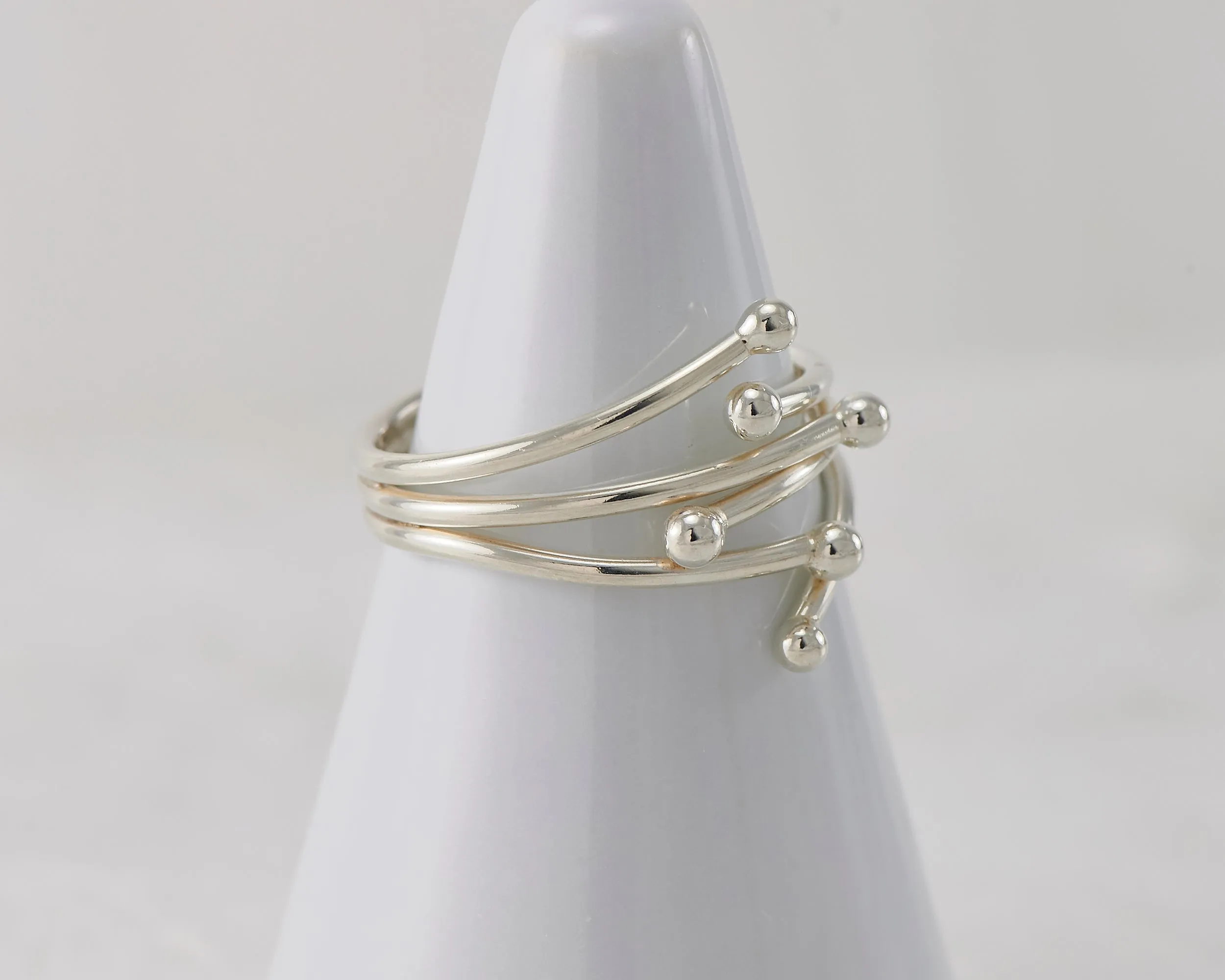 Silver Statement Wrap Ring