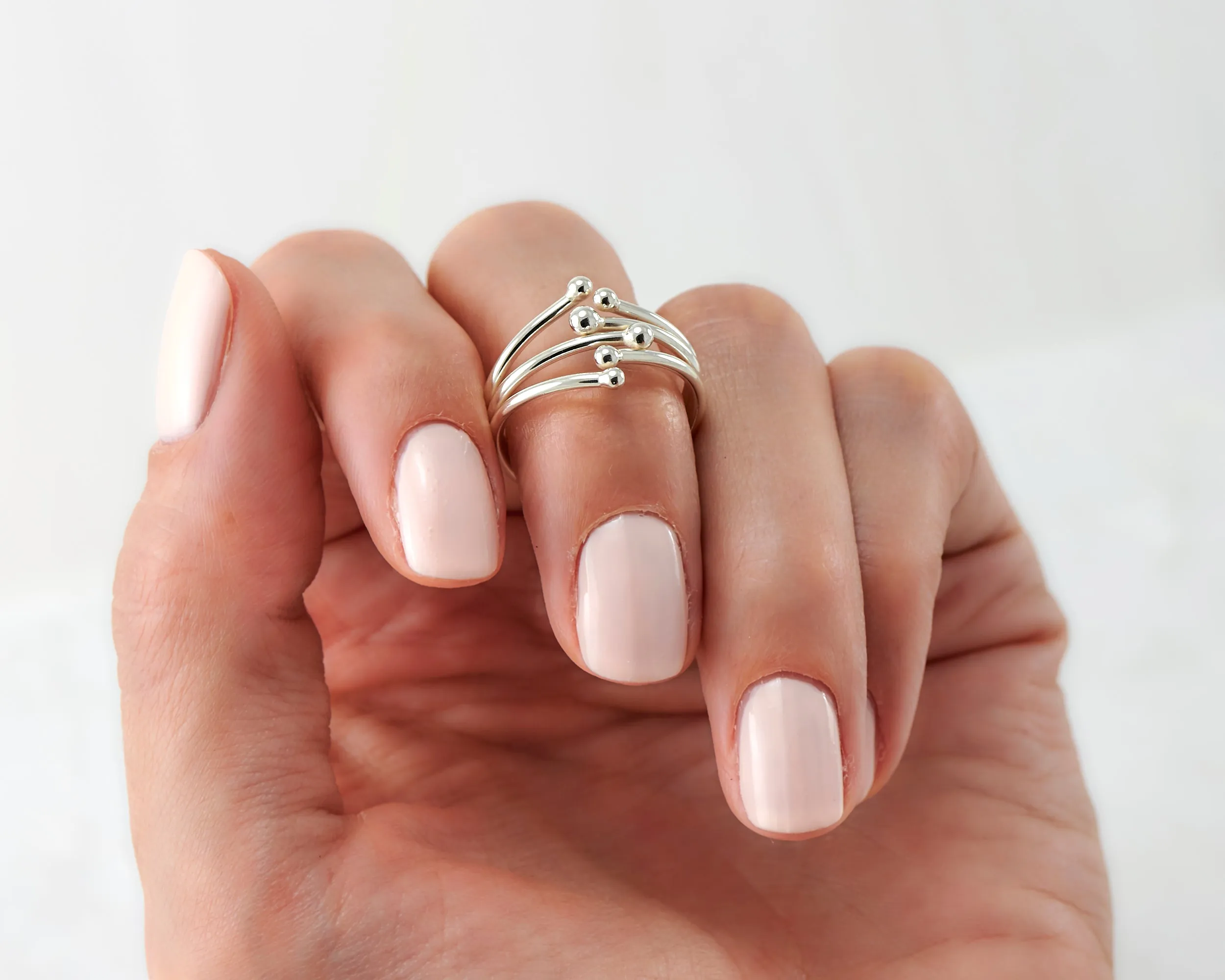 Silver Statement Wrap Ring