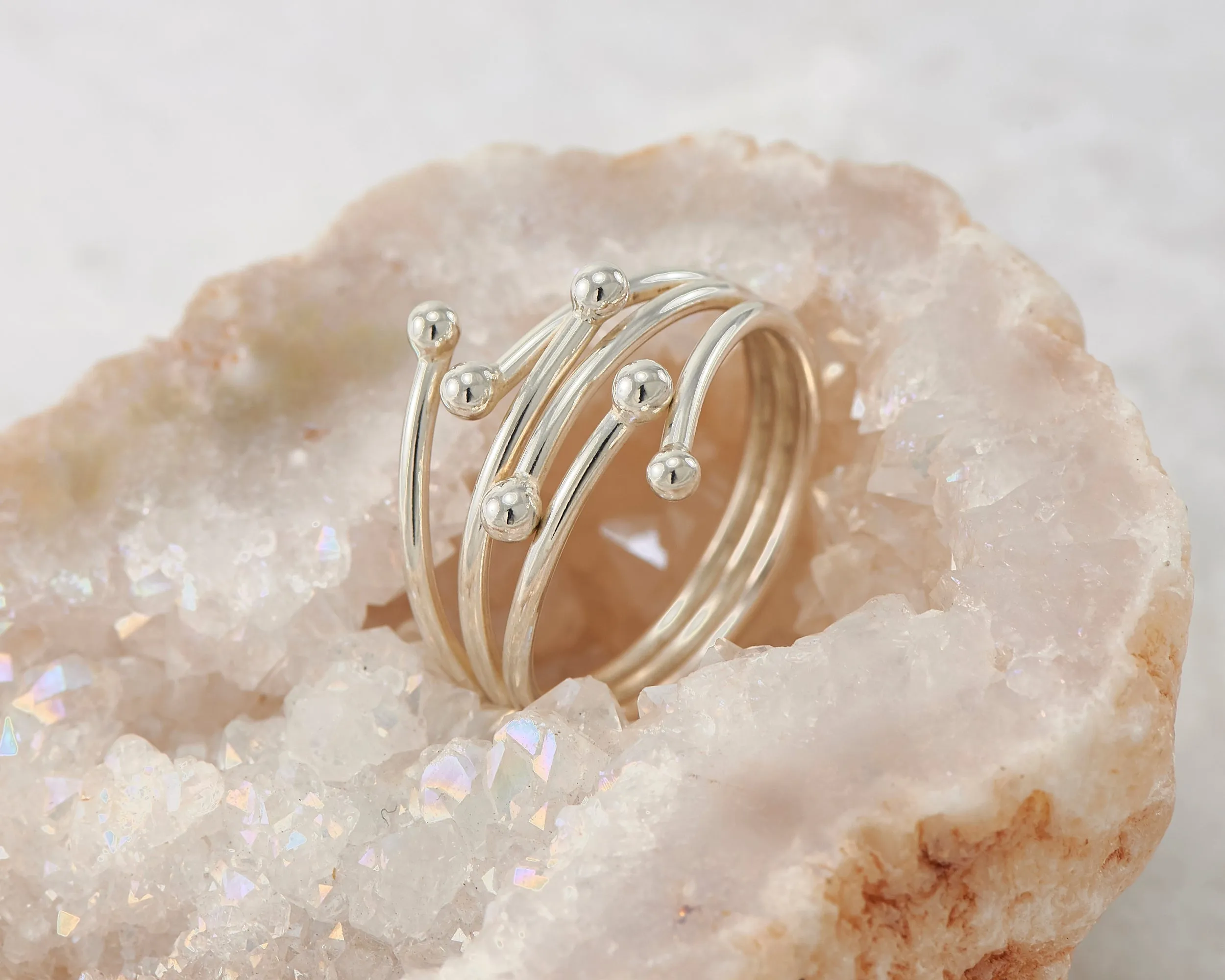 Silver Statement Wrap Ring