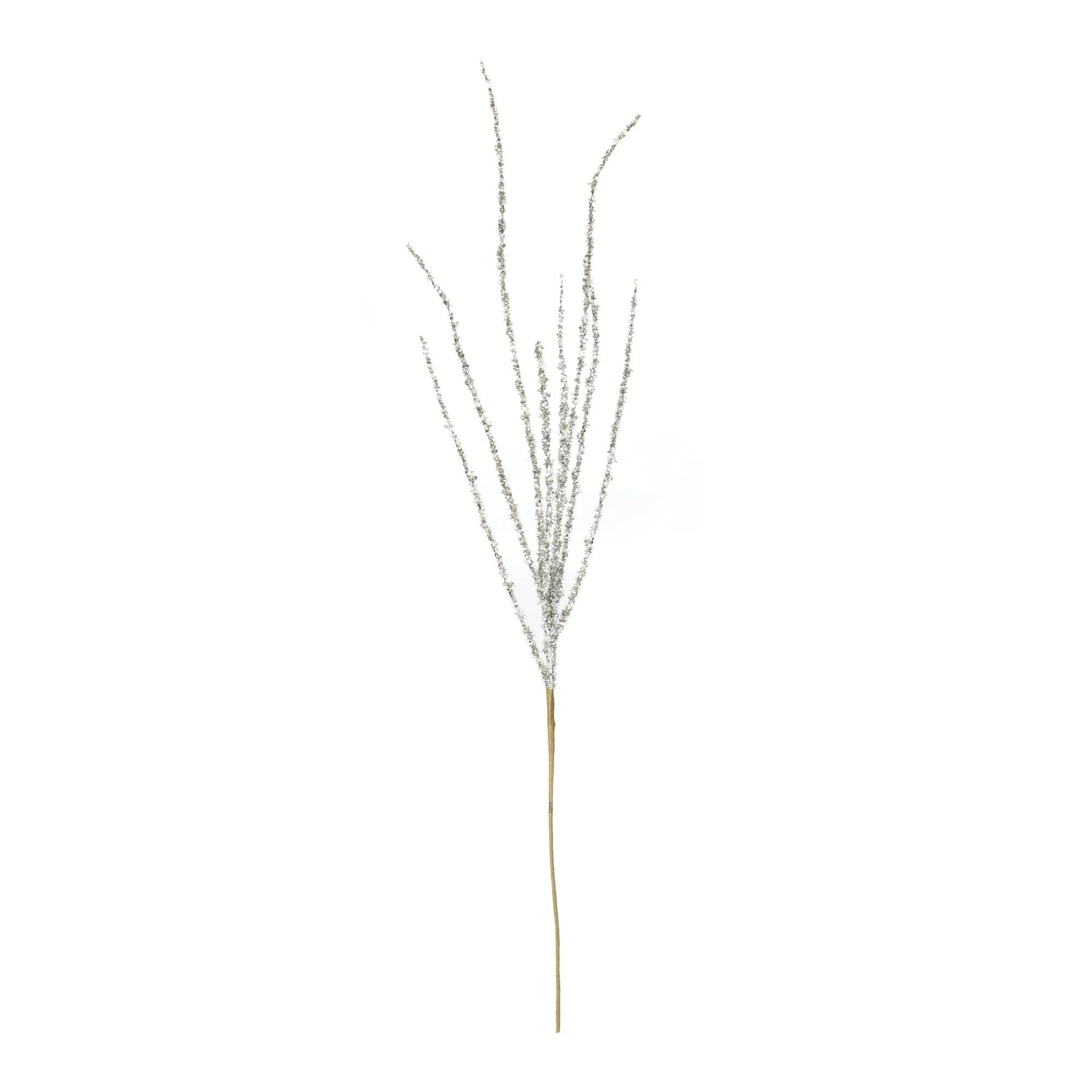 Silver Tinsel Branch (Set of 12)