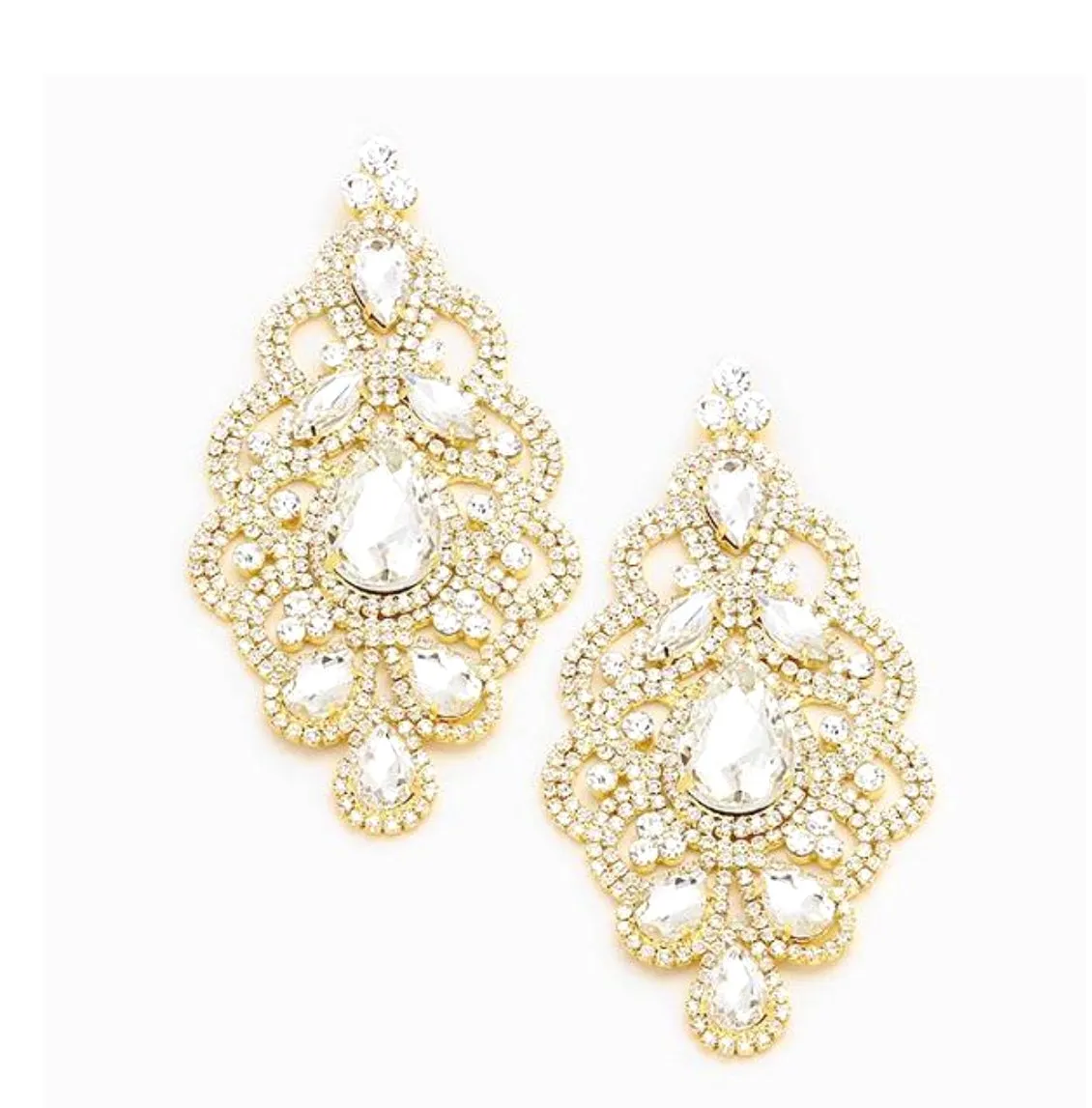 SIMONE LUXE EARRINGS( CLIP-ON )