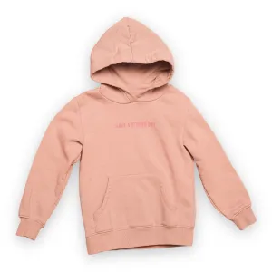 Slogan Statement Hoodie - Pink