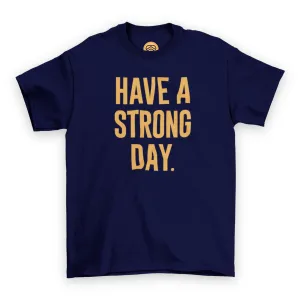 Slogan Statement Shirt - Navy