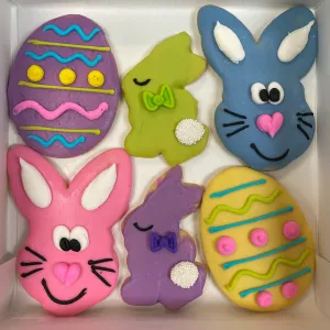 Small Easter Decorated Cookie Tray
