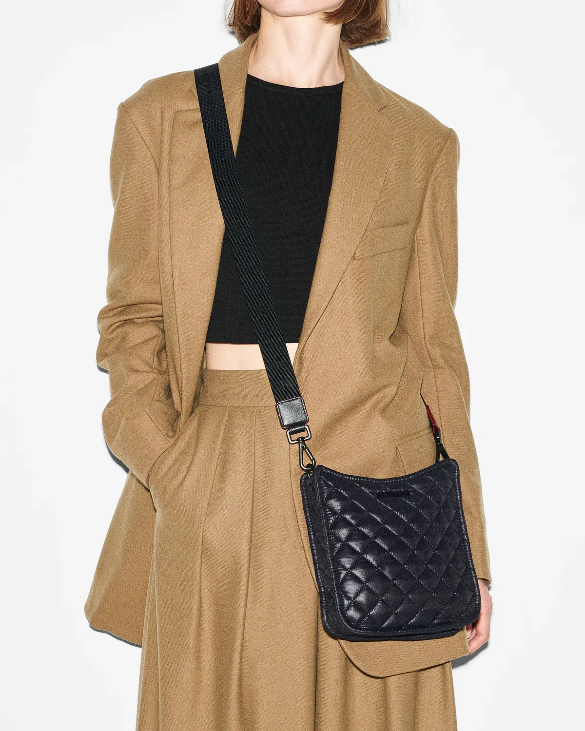 Small Metro Box Crossbody | Black