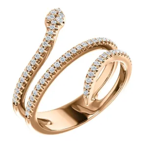 Snake Diamond Ring