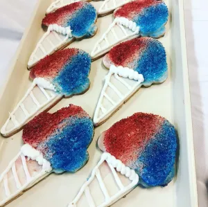 Snowcone Decorated Cookie