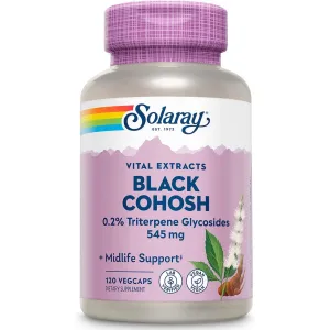 Solaray Black Cohosh Root 545 Mg 120 Capsules