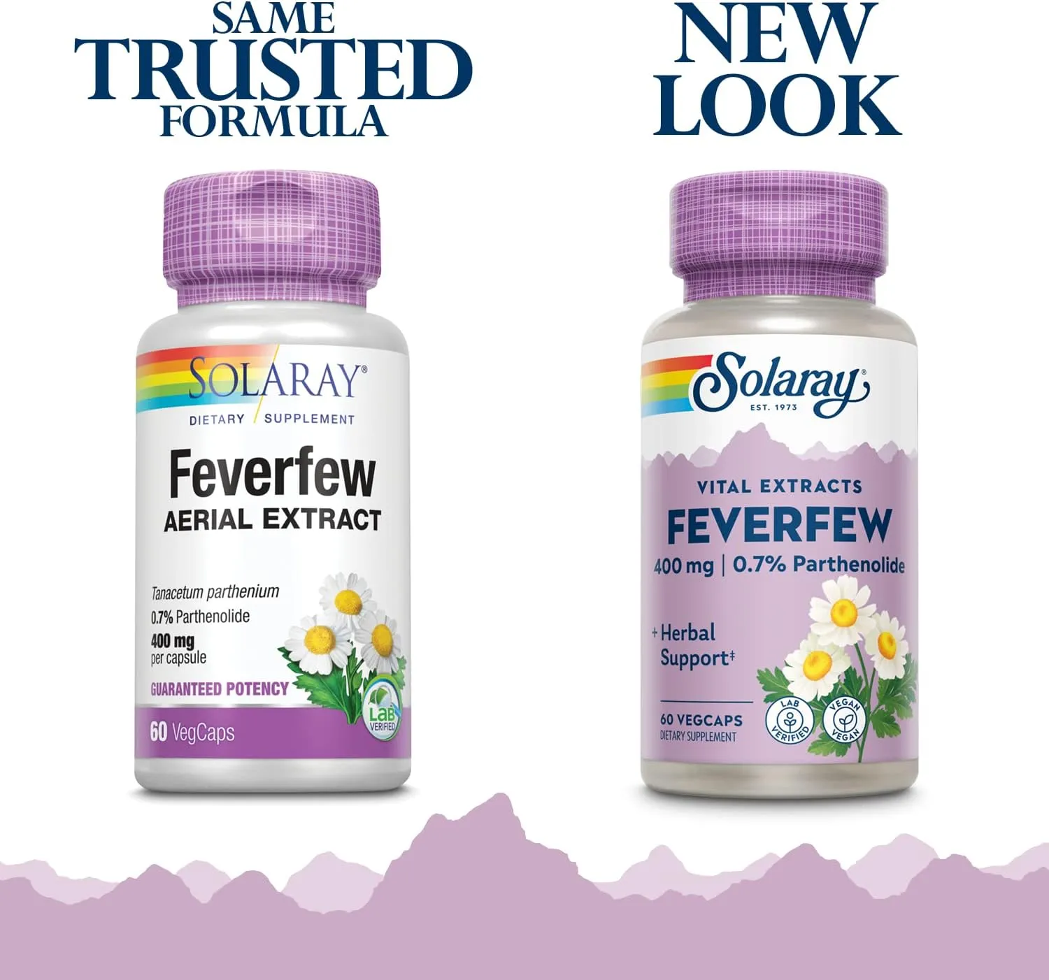 Solaray Feverfew Extract -- 350 Mg - 60 Capsules