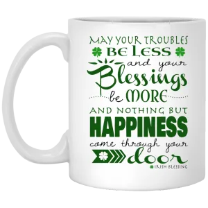 St. Patrick's day Irish Blessing mug