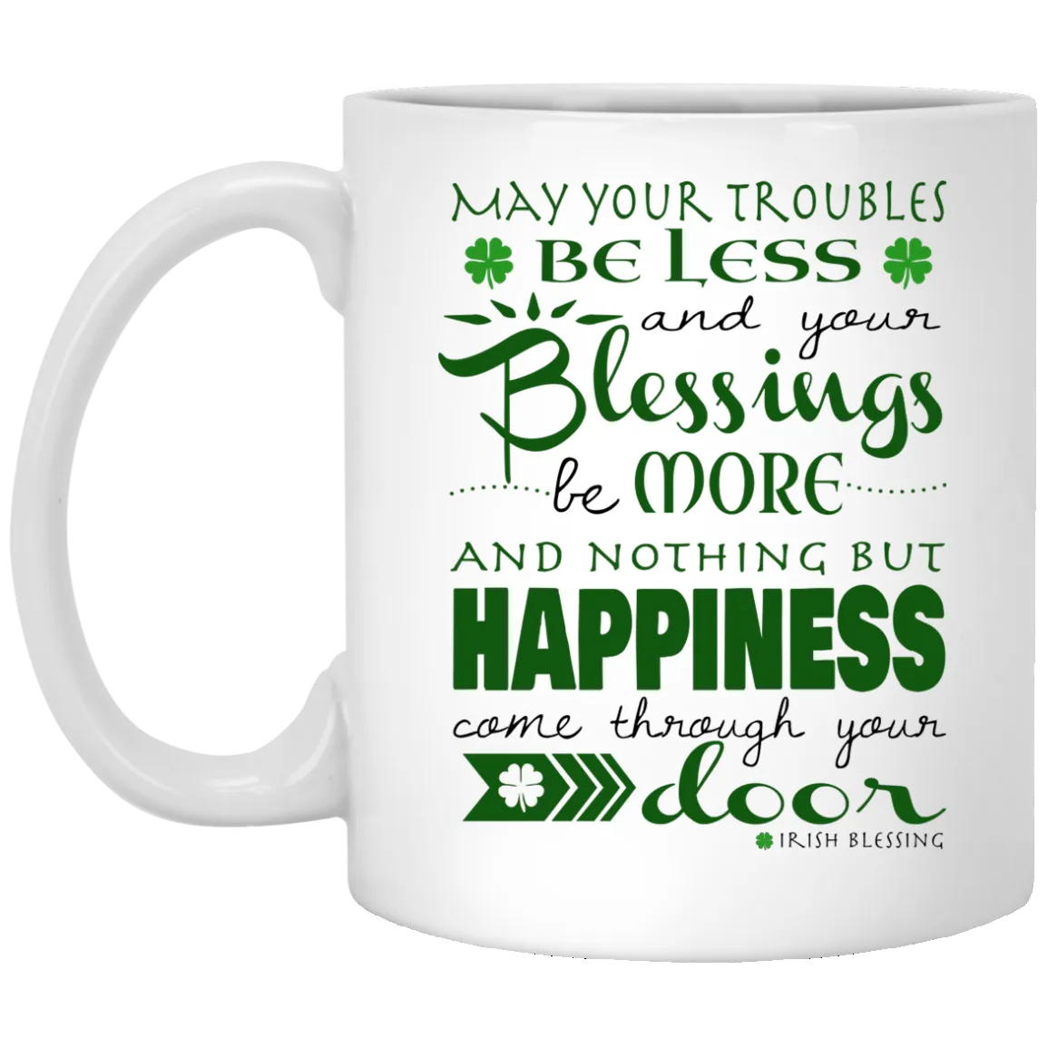 St. Patrick's day Irish Blessing mug