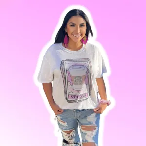 Starbucks Tarot Card Graphic Tee